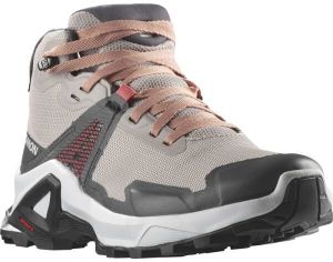 Salomon X RAISE MID GTX J Detská outdoorová obuv, béžová, veľkosť