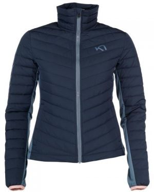 KARI TRAA EVA DOWN JACKET Dámska páperová izolačná bunda, tmavo modrá, veľkosť