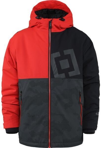 Horsefeathers RIGBY YOUTH JACKET Chlapčenská lyžiarska/snowboardová bunda, tmavo sivá, veľkosť