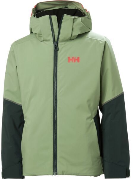 Helly Hansen JR JEWEL JACKET Dievčenská lyžiarska bunda, zelená, veľkosť 8Y