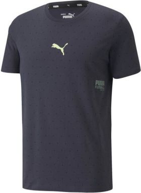 Puma FUßALL STREET TEE Futbalové tričko, tmavo modrá, veľkosť