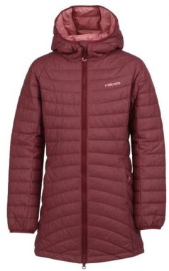 Head NISSA Dievčenský  prešívaný kabát, vínová, veľkosť 128-134