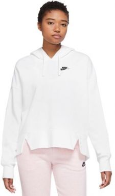 Nike NSW CLUB FLC HOODIE SSNL Dámska mikina, biela, veľkosť