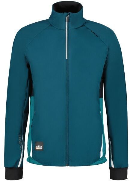 Rukka TAPILA Pánska softshellová bunda na bežky, tyrkysová, veľkosť XXL