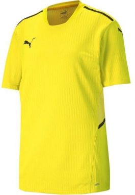 Puma TEAMCUP JERSEY Pánske futbalové tričko, žltá, veľkosť