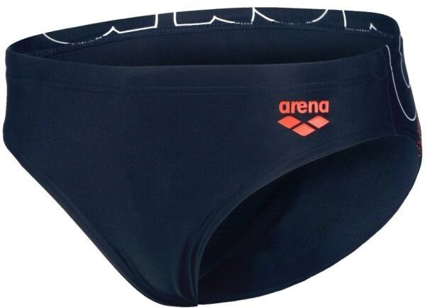 Arena SWIM BRIEFS GRAPHIC Chlapčenské plavky, tmavo modrá, veľkosť 14-15Y