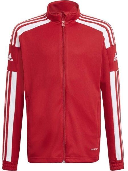 adidas SQ21 TR JKT Y Chlapčenská futbalová mikina, červená, veľkosť