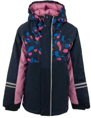 ALPINE PRO JORDANO Detská bunda, čierna, veľkosť 164-170