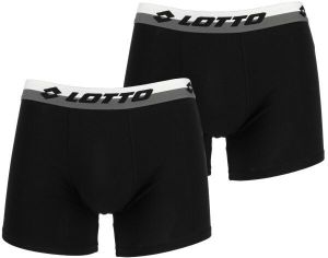 Lotto TRAIANUS 2PACK Pánske boxerky, čierna, veľkosť