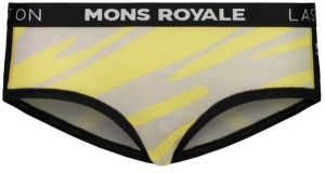 MONS ROYALE SYLVIA BOYLEG Športové nohavičky z Merino vlny, žltá, veľkosť