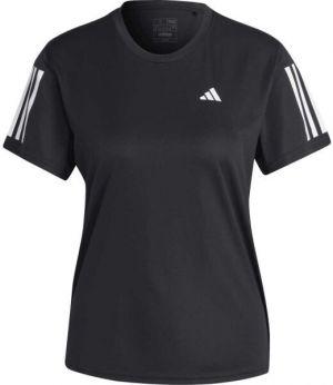 adidas OWN THE RUN TEE Dámske bežecké tričko, čierna, veľkosť