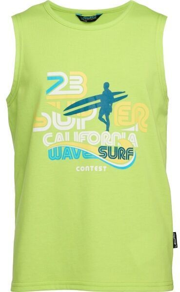 Lewro LAKEMAN Chlapčenské tielko, svetlo zelená, veľkosť 116-122