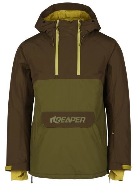 Reaper BELPIANO Pánska snowboardová bunda, khaki, veľkosť