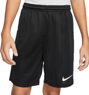 Nike DRI-FIT PARK 3 JR TQO Chlapčenské futbalové šortky, čierna, veľkosť