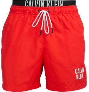 Calvin Klein INTENSE POWER-MEDIUM DOUBLE WB Pánske kúpacie  šortky, červená, veľkosť