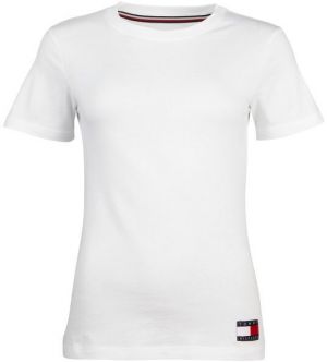Tommy Hilfiger TOMMY 85 LOUNGE-SHORT SLEEVE TEE Dámske tričko, biela, veľkosť