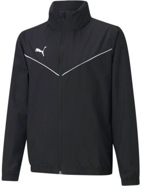 Puma TEAMRISE ALL WEATHER JKT JR Chlapčenská bunda, čierna, veľkosť