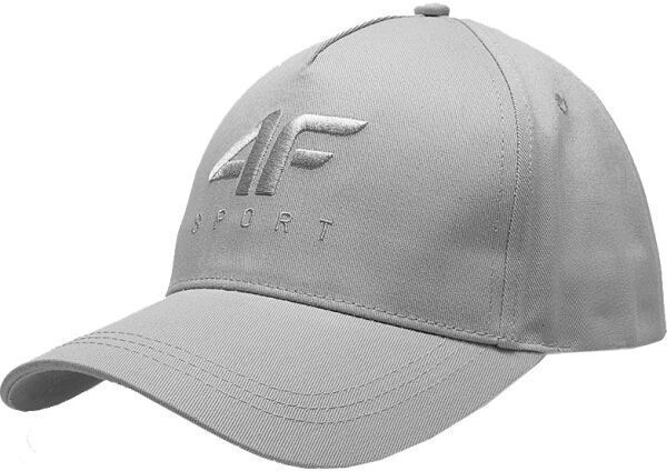 4F BASEBALL CAP Šiltovka, tmavo sivá, veľkosť