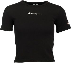 Champion AMERICAN CLASSICS CREWNECK T-SHIRT Dámske tričko, čierna, veľkosť