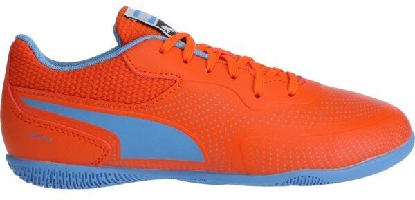 Puma TRUCO III JR Detská halová obuv, oranžová, veľkosť 34.5
