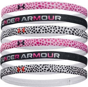 Under Armour GIRLS GRAPHIC HP (6PK) Dievčenské elastické čelenky, mix, veľkosť