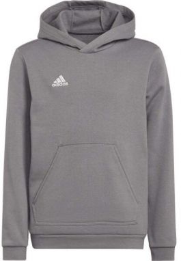 adidas ENT22 HOODY Y juniorská futbalová mikina, sivá, veľkosť