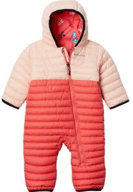 Columbia POWDER LITE REVERSIBLE BUNTING Detská zimná kombinéza, lososová, veľkosť 6-12M