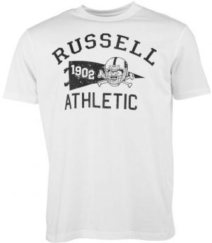 Russell Athletic T-SHIRT M Pánske tričko, biela, veľkosť