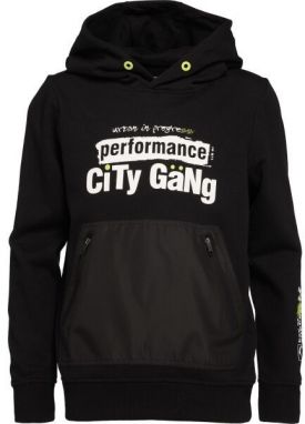 Lewro KEILS Chlapčenská mikina cez hlavu, čierna, veľkosť 152-158