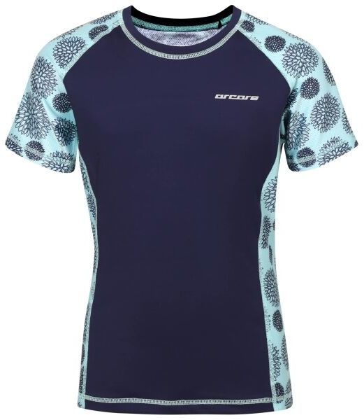 Arcore MANDISA Dievčenské bežecké tričko, tmavo modrá, veľkosť 140-146