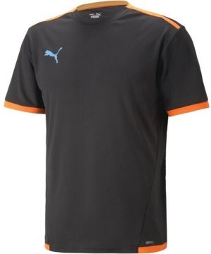 Puma TEAM LIGA JERSEY Pánske futbalové tričko, čierna, veľkosť