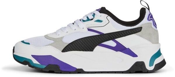 Puma TRINITY Pánska voľnočasová obuv, biela, veľkosť 44