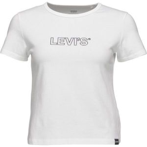 Levi's® GRAPHIC RICKIE TEE Dámske tričko, biela, veľkosť