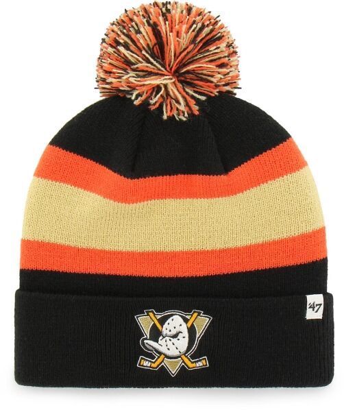 47 NHL ANAHEIM DUCKS BREAKAWAY CUFF KNIT Zimná čiapka, čierna, veľkosť