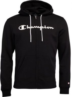 Champion AMERICAN CLASSICS HOODED FULL ZIP SWEATSHIRT Pánska mikina, čierna, veľkosť