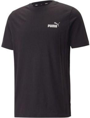 Puma ESS+2 COL SMALL LOGO TEE Pánske tričko, čierna, veľkosť