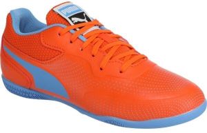 Puma TRUCO III JR Detská halová obuv, oranžová, veľkosť 37