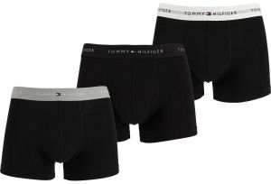 Tommy Hilfiger SIGNATURE CTN ESS-3P WB TRUNK Pánske boxerky, čierna, veľkosť