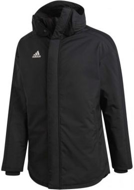 adidas STADIUM PARKA 18 Pánska futbalová bunda, čierna, veľkosť