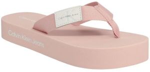 Calvin Klein FLATFORM FLIPFLOP Dámske žabky, ružová, veľkosť