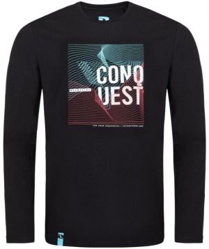 LOAP ALEK Pánske tričko, čierna, veľkosť