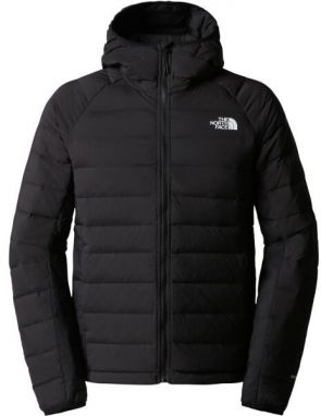 The North Face M BELLEVIEW STRETCH DOWN HOODIE Pánska bunda, čierna, veľkosť