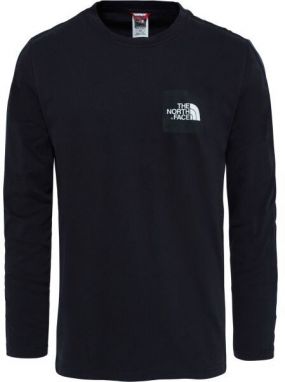 The North Face M L/S FINE TEE Pánske tričko, čierna, veľkosť