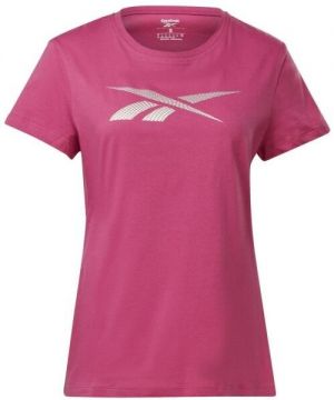 Reebok VECTOR GRAPHIC TEE Dámske tričko, ružová, veľkosť