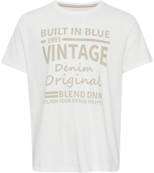 BLEND TEE REGULAR FIT Pánske tričko, biela, veľkosť
