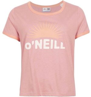 O'Neill MARRI RINGER T-SHIRT Dámske tričko, ružová, veľkosť