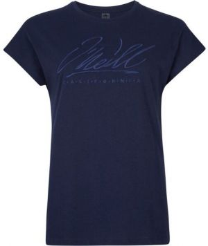 O'Neill SCRIPT T-SHIRT Dámske tričko, tmavo modrá, veľkosť