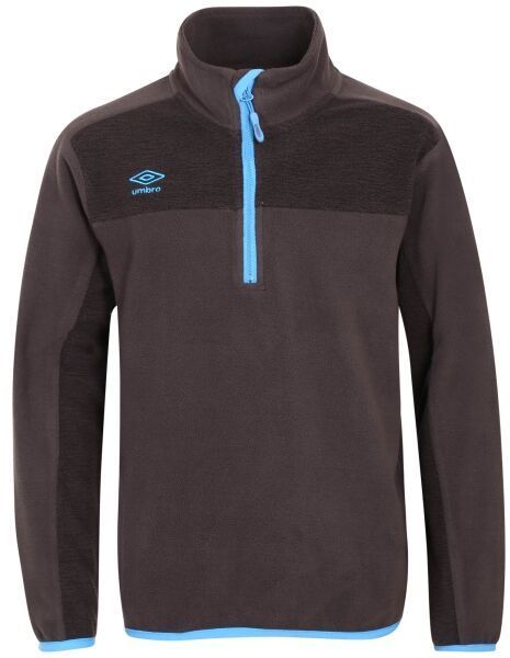 Umbro MACE Detská flísová mikina, tmavo sivá, veľkosť 140-146