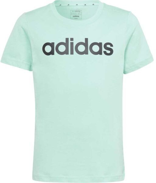 adidas ESS LIN T Dievčenské tričko, svetlo zelená, veľkosť