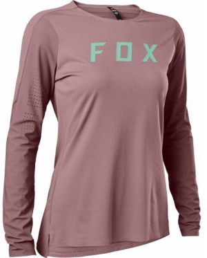 Fox FLEXAIR PRO LS JERSEY W Dámsky cyklistický dres, fialová, veľkosť